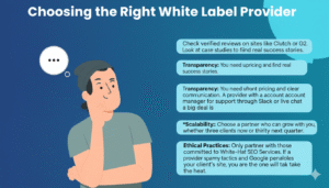 Choosing the Right White Label Provider
