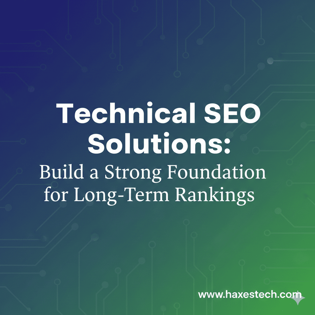Technical SEO Solutions: Build a Strong Foundation for Long-Term Rankings