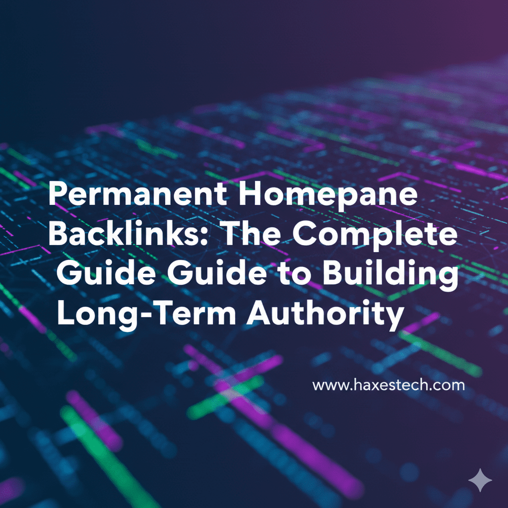Permanent Homepage Backlinks: The Complete Guide to Building Long-Term Authority