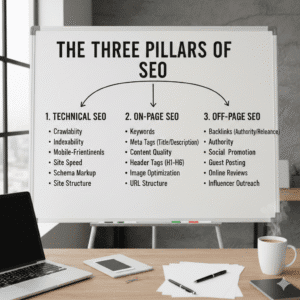 The Three Pillars of SEO