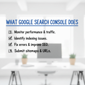 What Google Search Console Does