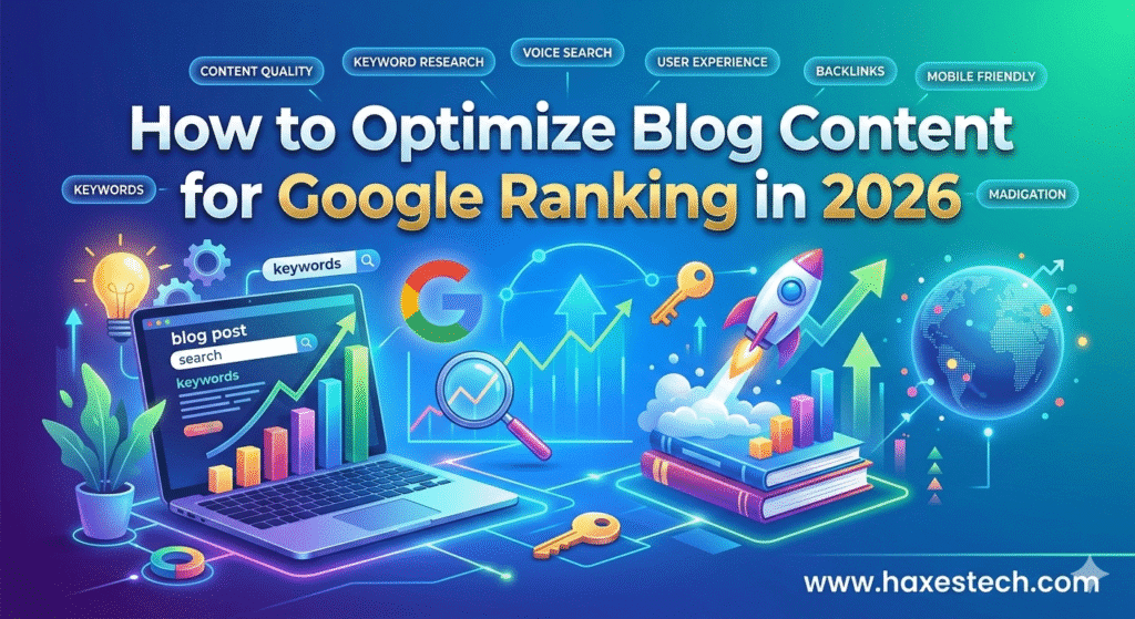 How to Optimize Blog Content for Google Ranking in 2026