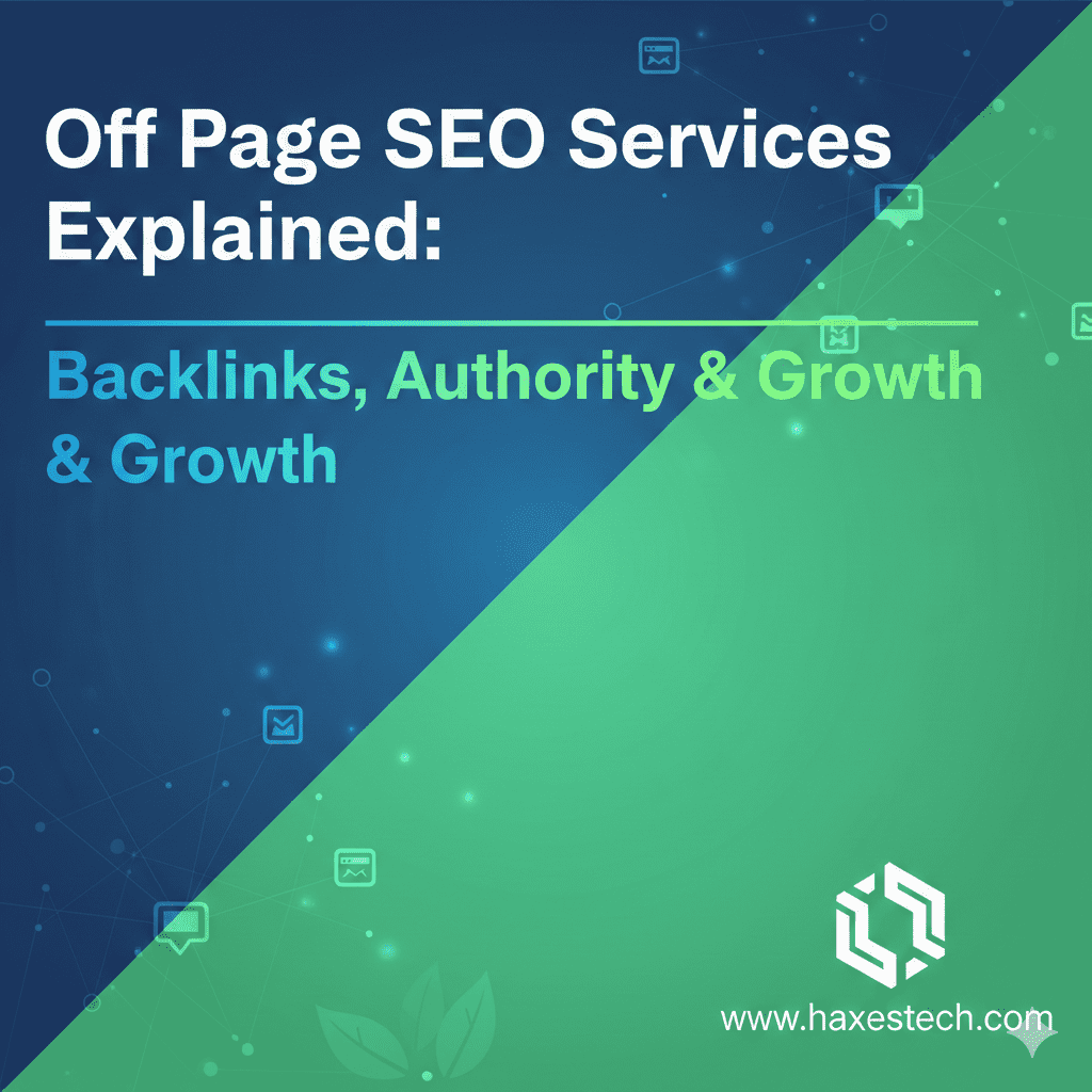 Off Page SEO Services Explained: Backlinks, Authority & Growth