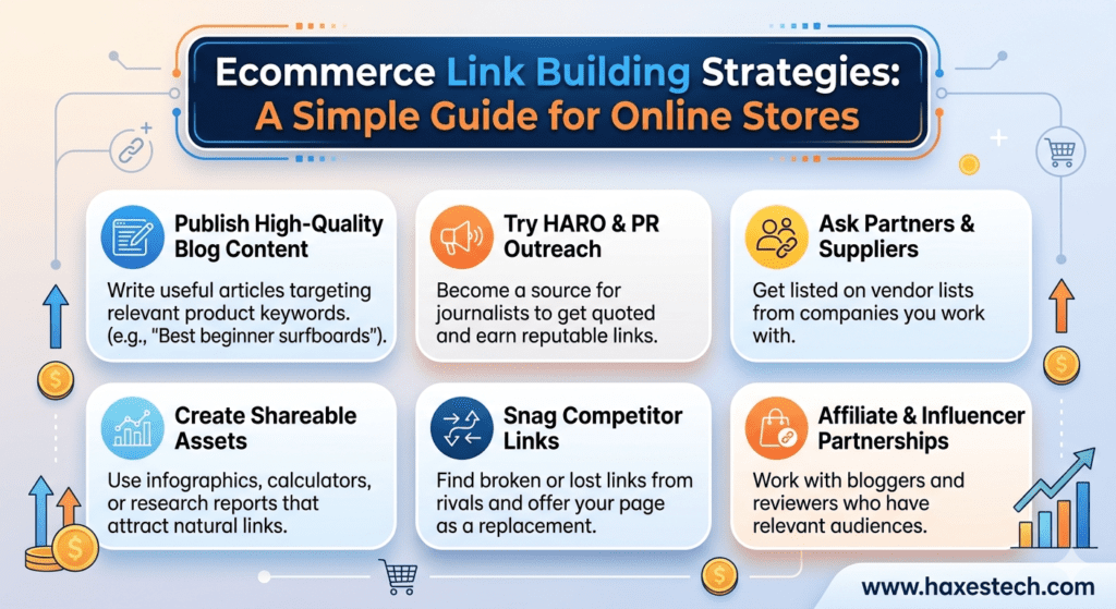 Ecommerce Link Building Strategies: A Simple Guide for Online Stores